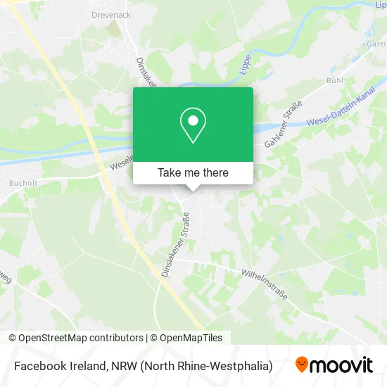 Карта Facebook Ireland
