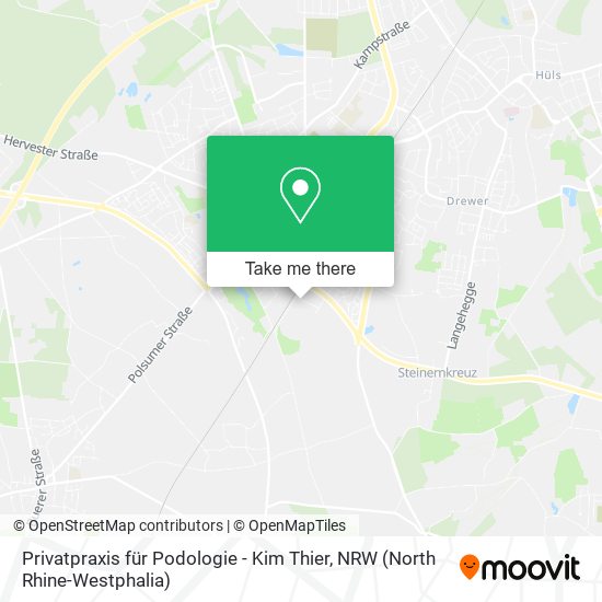 Privatpraxis für Podologie - Kim Thier map