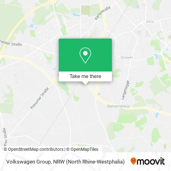 Volkswagen Group map
