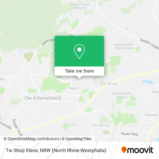 Карта Tw Shop Kleve