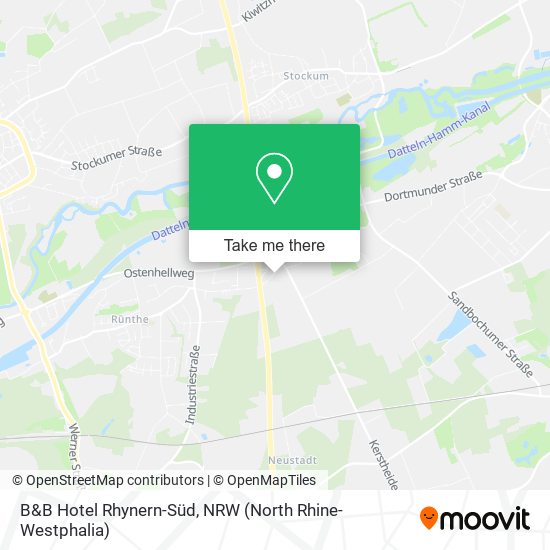 B&B Hotel Rhynern-Süd map