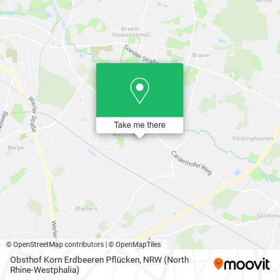 Obsthof Korn Erdbeeren Pflücken map