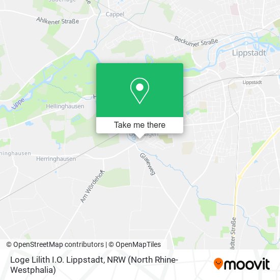 Loge Lilith I.O. Lippstadt map