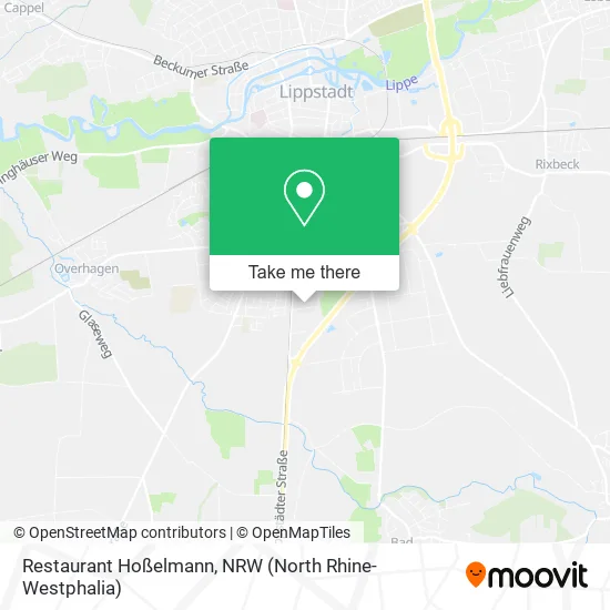 Restaurant Hoßelmann map