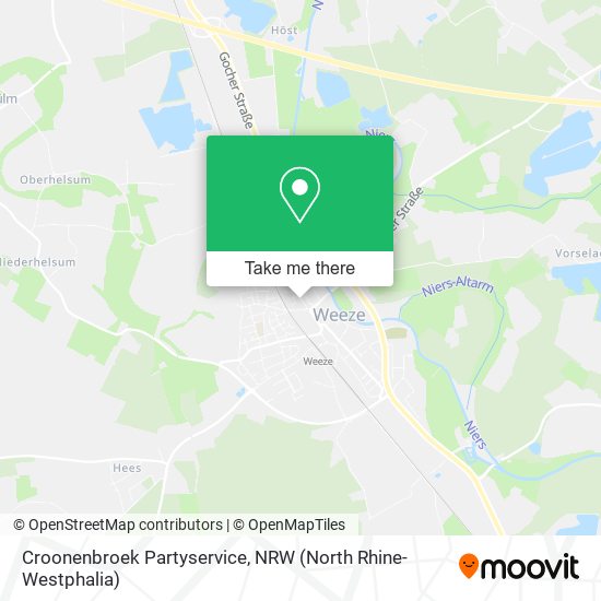 Croonenbroek Partyservice map