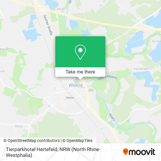 Tierparkhotel Hertefeld map