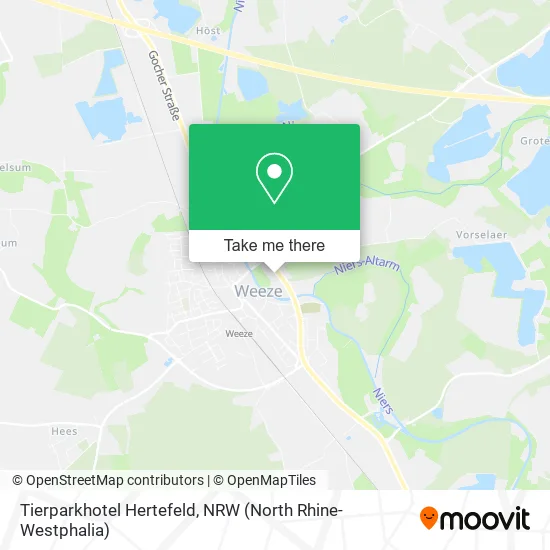 Карта Tierparkhotel Hertefeld