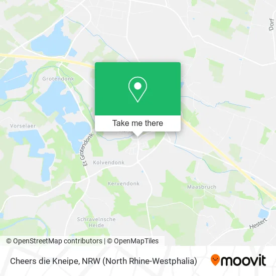 Cheers die Kneipe map