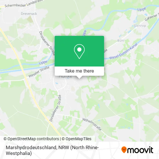Карта Marshydrodeutschland