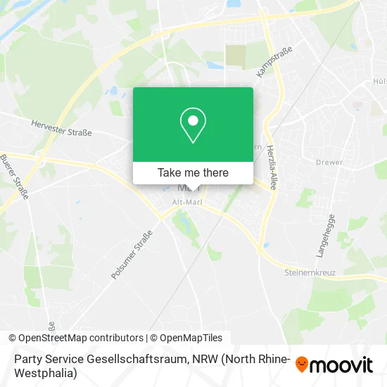 Party Service Gesellschaftsraum map