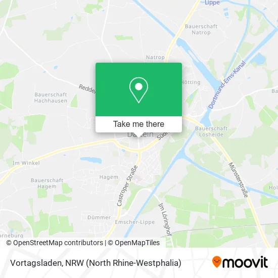 Карта Vortagsladen