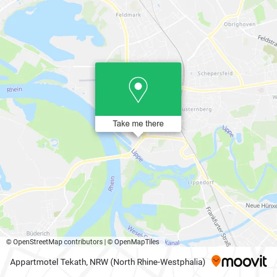 Карта Appartmotel Tekath