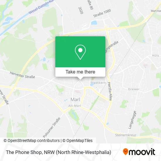 The Phone Shop map