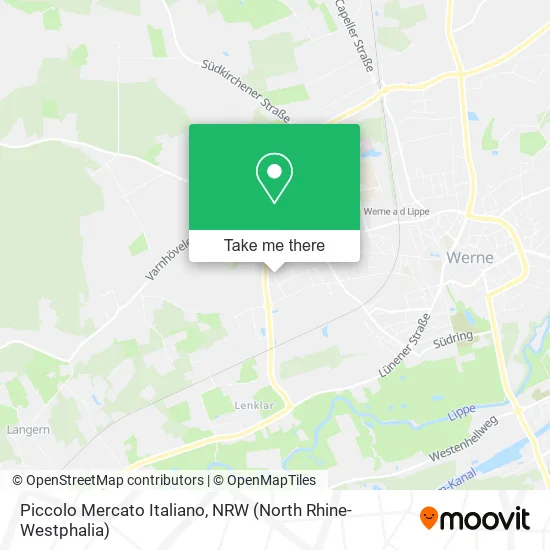 Карта Piccolo Mercato Italiano