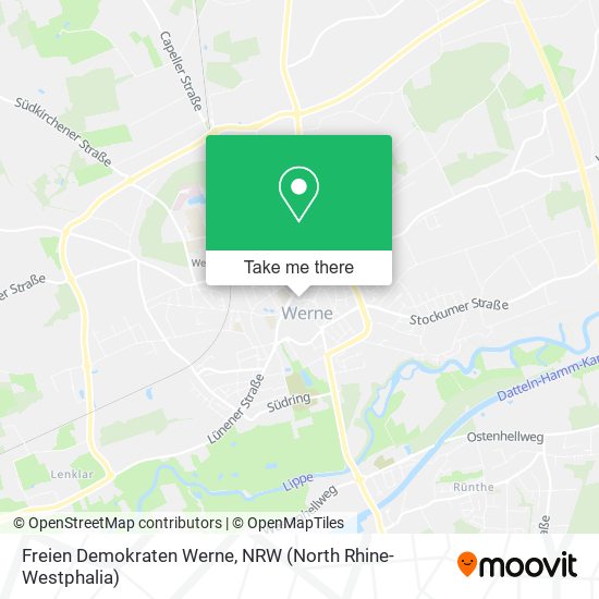 Freien Demokraten Werne map
