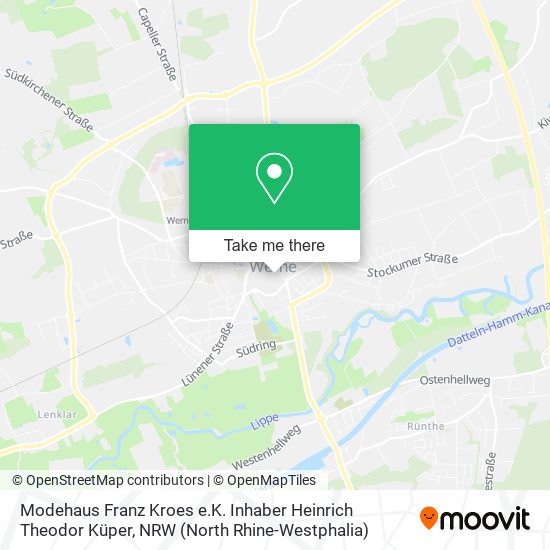 Modehaus Franz Kroes e.K. Inhaber Heinrich Theodor Küper map