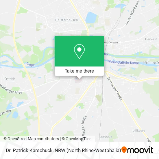 Dr. Patrick Karschuck map