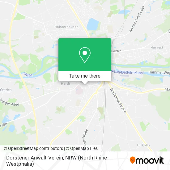 Карта Dorstener Anwalt-Verein