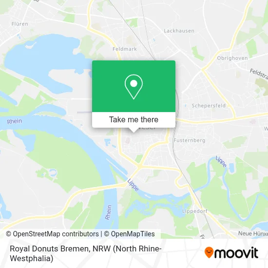 Royal Donuts Bremen map