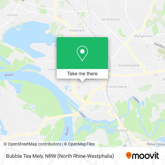 Карта Bubble Tea Mely