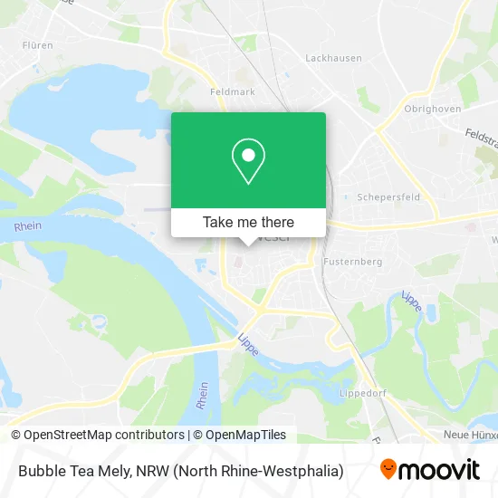 Bubble Tea Mely map
