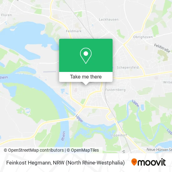 Feinkost Hegmann map