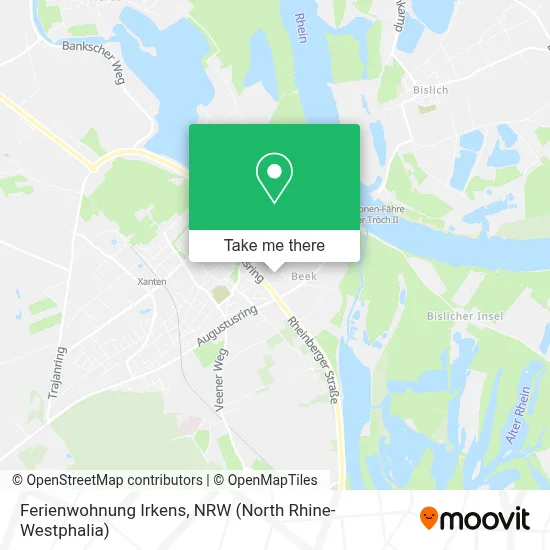 Ferienwohnung Irkens map