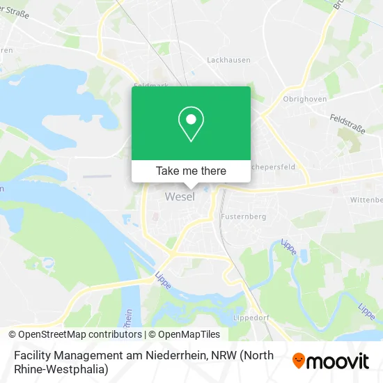 Карта Facility Management am Niederrhein