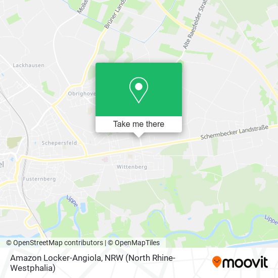 Amazon Locker-Angiola map