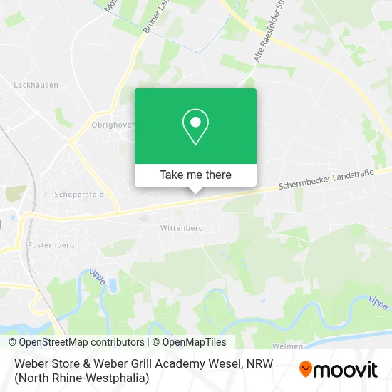 Weber Store & Weber Grill Academy Wesel map