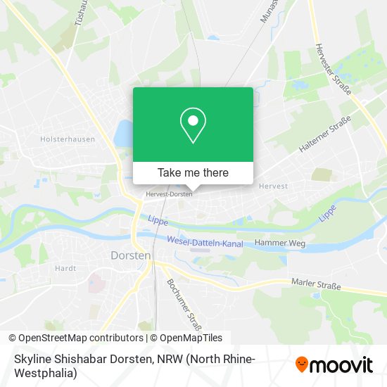 Skyline Shishabar Dorsten map