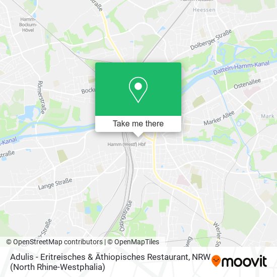 Adulis - Eritreisches & Äthiopisches Restaurant map