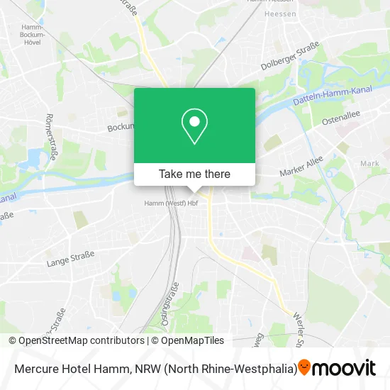 Mercure Hotel Hamm map