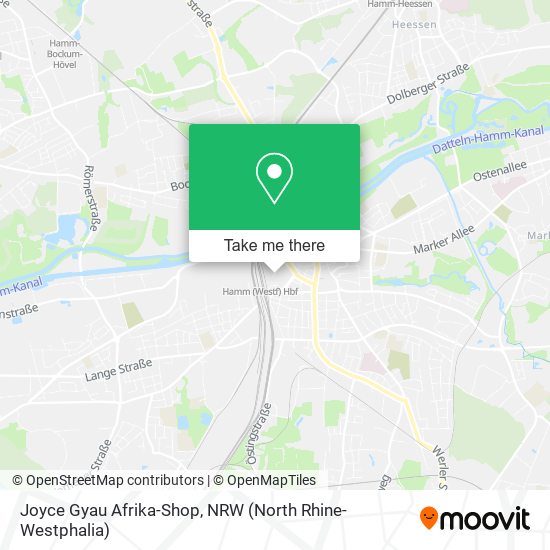 Joyce Gyau Afrika-Shop map