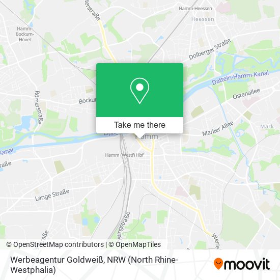 Werbeagentur Goldweiß map