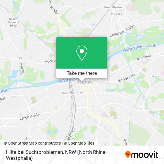 Hilfe bei Suchtproblemen map