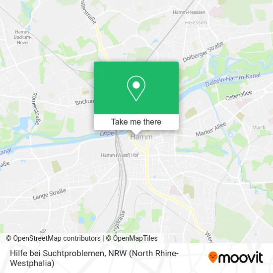 Hilfe bei Suchtproblemen map