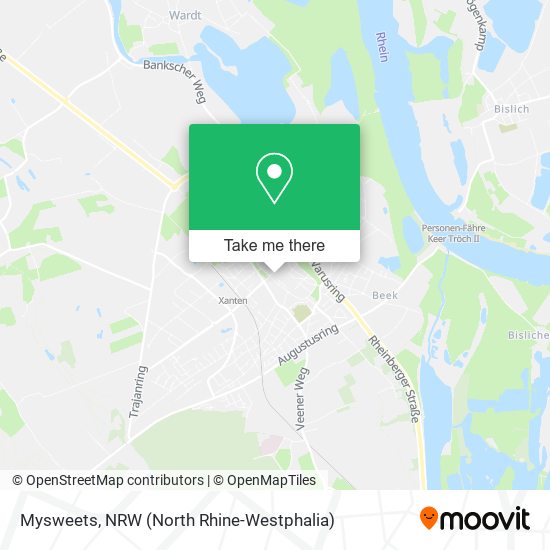 Mysweets map