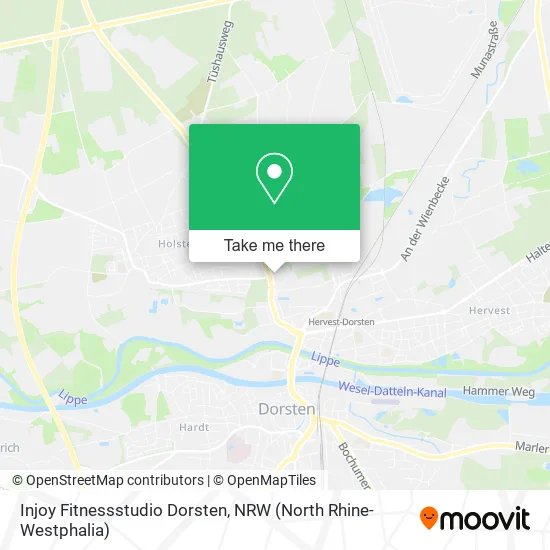 Карта Injoy Fitnessstudio Dorsten
