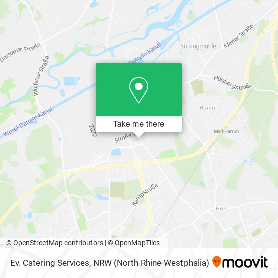 Ev. Catering Services map