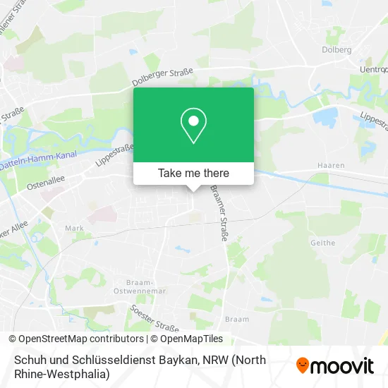 Карта Schuh und Schlüsseldienst Baykan