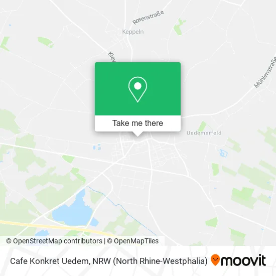 Карта Cafe Konkret Uedem