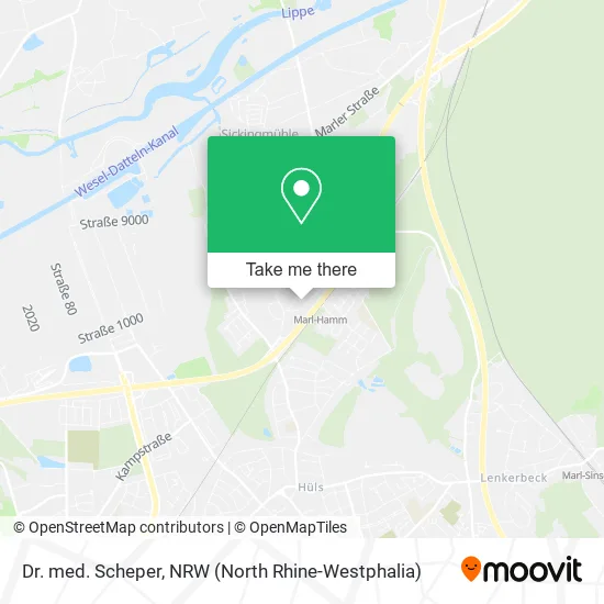 Dr. med. Scheper map