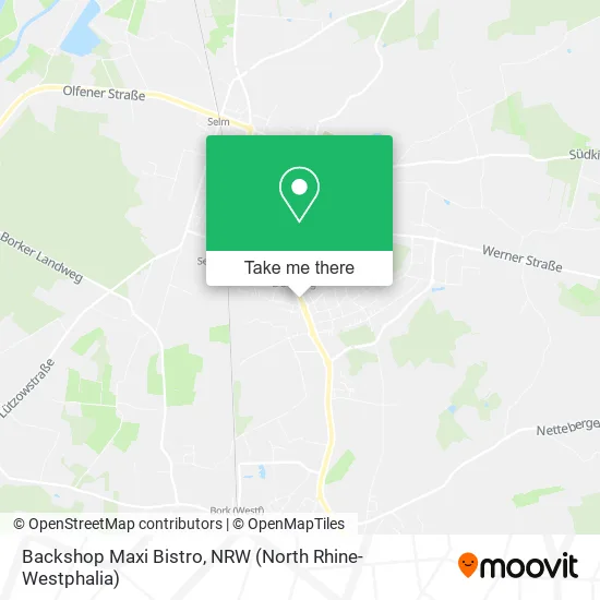 Карта Backshop Maxi Bistro