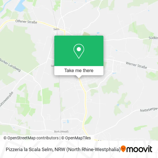 Карта Pizzeria la Scala Selm