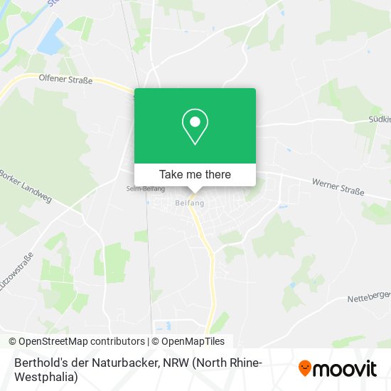 Berthold's der Naturbacker map