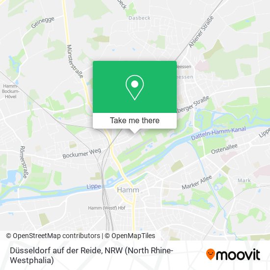 Düsseldorf auf der Reide map