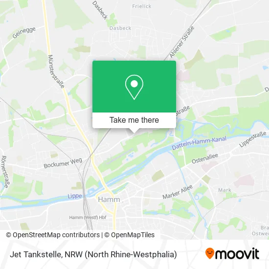 Карта Jet Tankstelle
