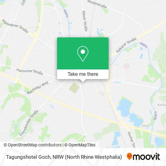 Карта Tagungshotel Goch