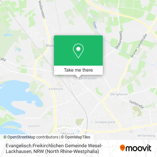 Evangelisch Freikirchlichen Gemeinde Wesel-Lackhausen map